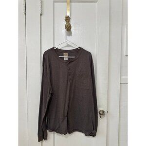 Scandia woods men’s size 2 – X large brown, long sleeve shirt